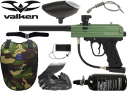 Protective Pack Valken Razorback olive air comprimé