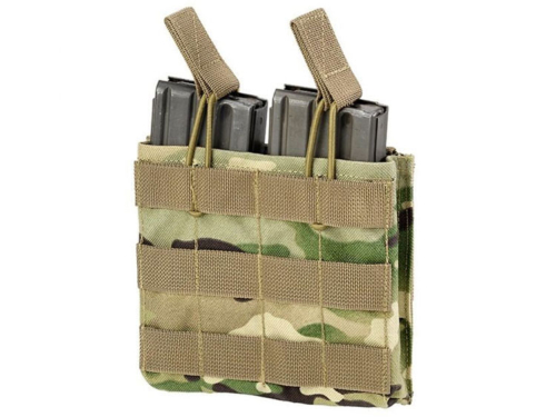  Modular Open Top Double Mag Pouch For 5.56 - Multicam