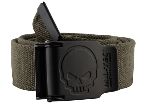 Ceinture tactique olive skull 4x130cm