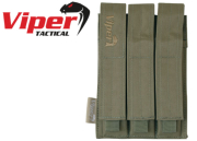 Poche Viper Molle triple chargeurs ARP9 et PM5 Olive