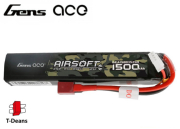 Batterie LIPO Gens 1 stick 2S 7.4V 1500mAh 25C