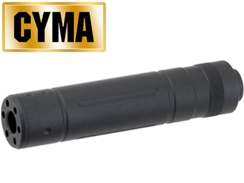 Silencieux aluminium Cyma 145mm 14mm CCW black