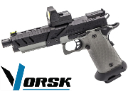 Réplique Airsoft Vorsk CS Hi-Capa 4.3 Vengeance BDS Compact Grey / Black 1,0J gaz GBB 