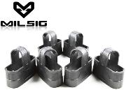 Milsig Magazine grip Mock Magpul black - lot de 6