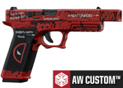 Réplique Airsoft AW Custom X7302 Dead Pool Red/Black Gaz