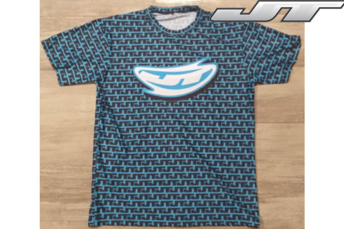 Tee-shirt JT Allover Cyan taille XL