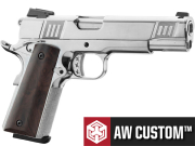 Réplique Airsoft AW Custom NE3001 Tribe silver gaz GBB