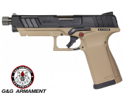 Réplique Airsoft G&G GTP9 black tan gaz GBB