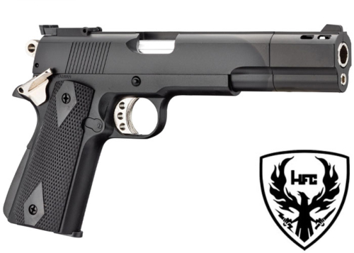 Réplique Airsoft 1911 GNB Gaz long noir 0,5J