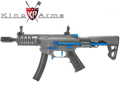 Réplique Airsoft King Arms PDW SBR S GB Blue Edition limite