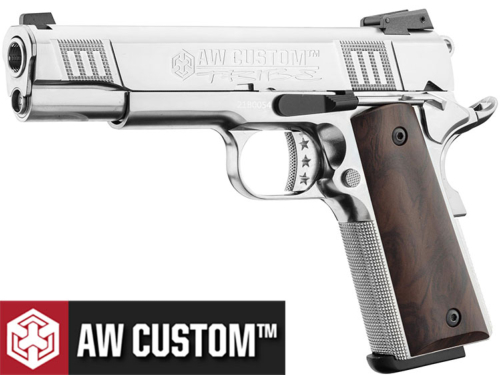 Réplique Airsoft AW Custom NE3001 Tribe silver gaz GBB