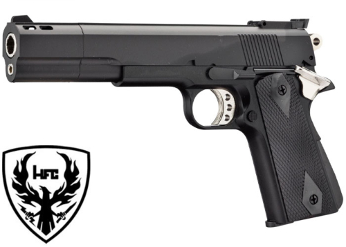 Réplique Airsoft 1911 GNB Gaz long noir 0,5J