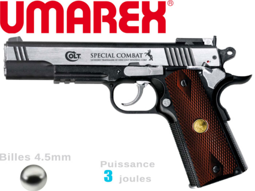 Airgun Umarex Colt Special Combat classic 4.5mm Co2 2.8j