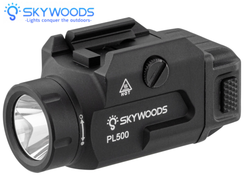 Lampe tactique LED Skywoods Rafale 500 lumens Black