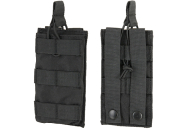 Modular open top single mag pouch black