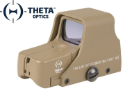 Visée holographique Theta Optics Type Eotech 551 Desert