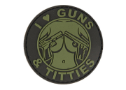 Patch Tittes olive black