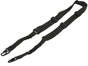 Sangle tactique 2 points bungee noire