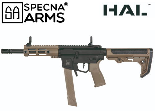 Réplique Airsoft Specna Arms SA-FX01 Flex HAL Etu Black / Tan