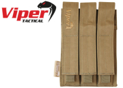 Poche Viper Molle triple chargeurs ARP9 et PM5 Tan