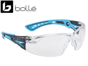 Lunettes airsoft Bollé Rush+ Platinium Clear Blue