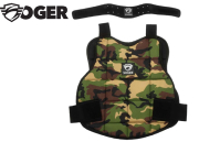 Plastron Adultes Soger réversible woodland / black + Protège-cou Soger