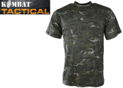 Kombat Tactical Tee-shirt Black Camo - M