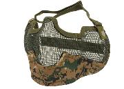 Demi-masque grillagé large - marpat