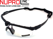 Lunettes Airsoft Nuprol Battle Pro Thermal - black clear