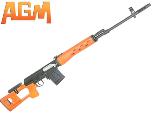 Réplique Airsoft AGM Dragunov SVD Bois véritable