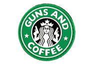 Patch Guns and Coffee pvc