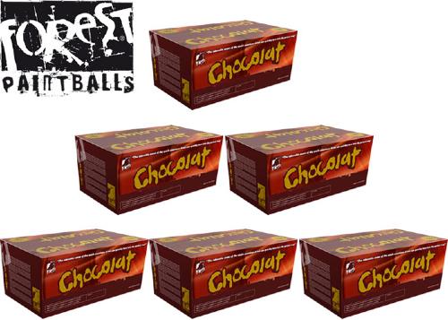 Lot de 6 cartons de 2000 billes Forest Chocolat