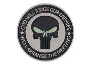 Patch God Will Judge Our Enemies - green eyes